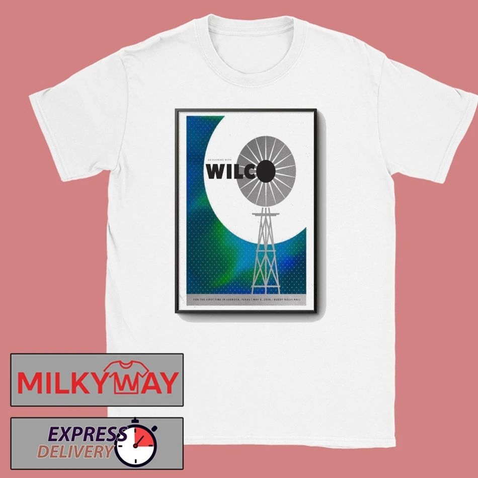 Show May 6 2026 WILCO Buddy Holly Hall Poster shirt