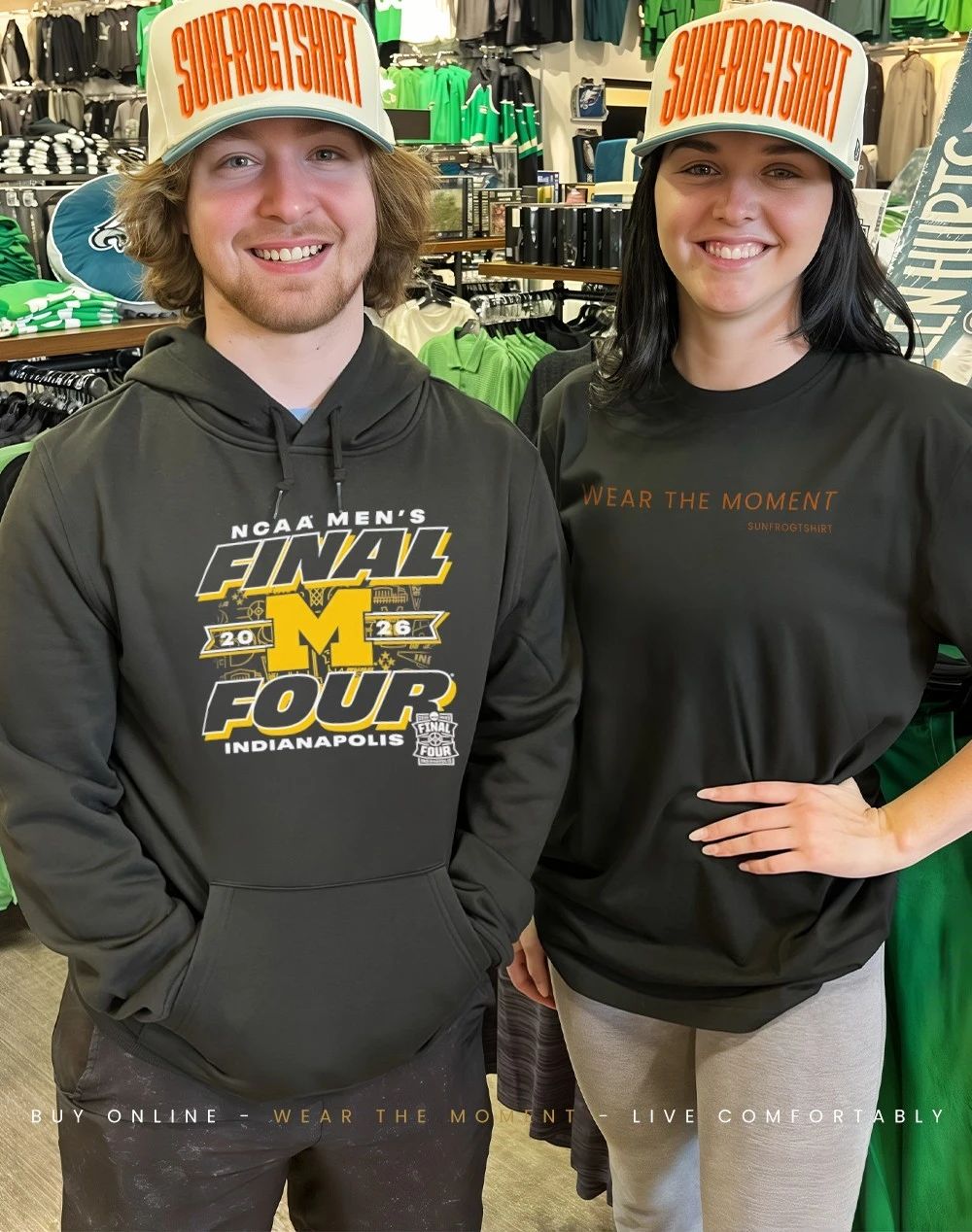 2026 NCAA Men’s Final Four Michigan Wolverines Basketball shirt