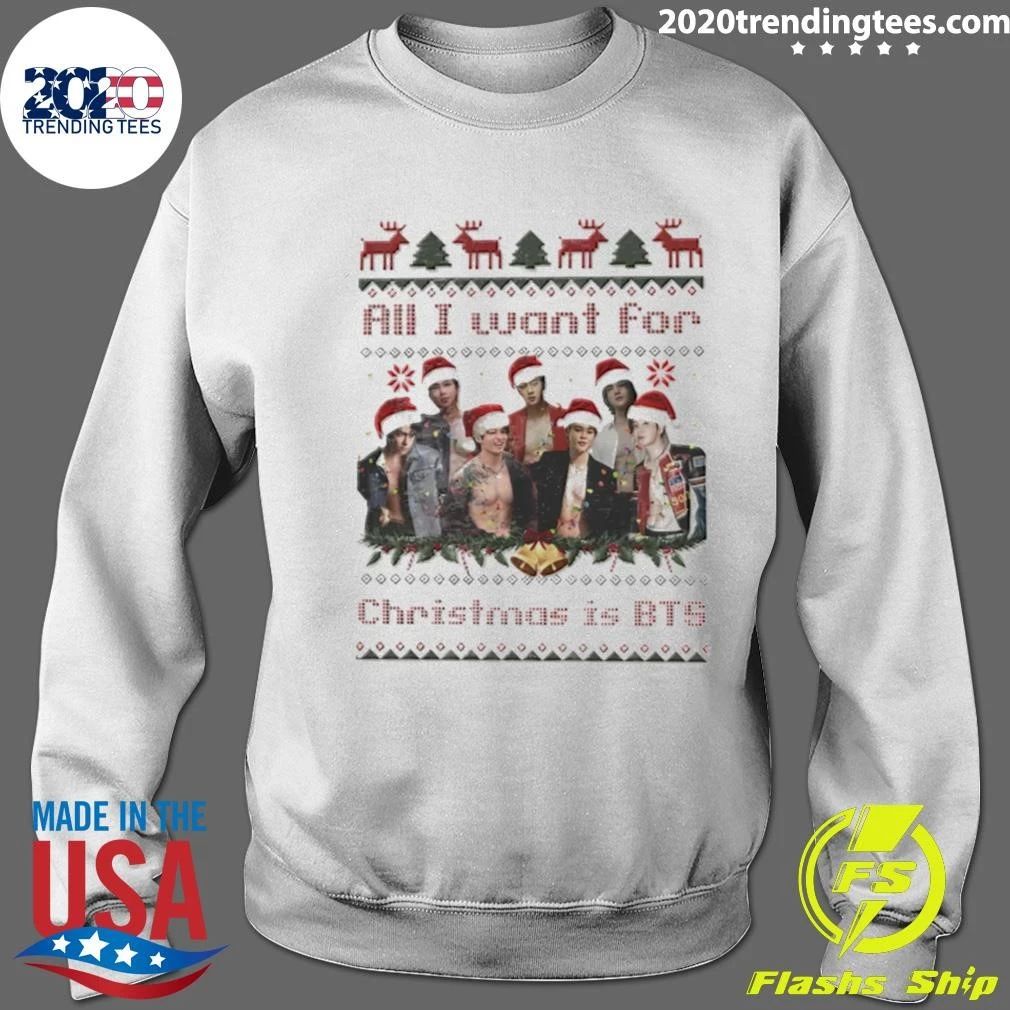 All I Want For Christmas Is BTS Bangtan Sweater Shirt