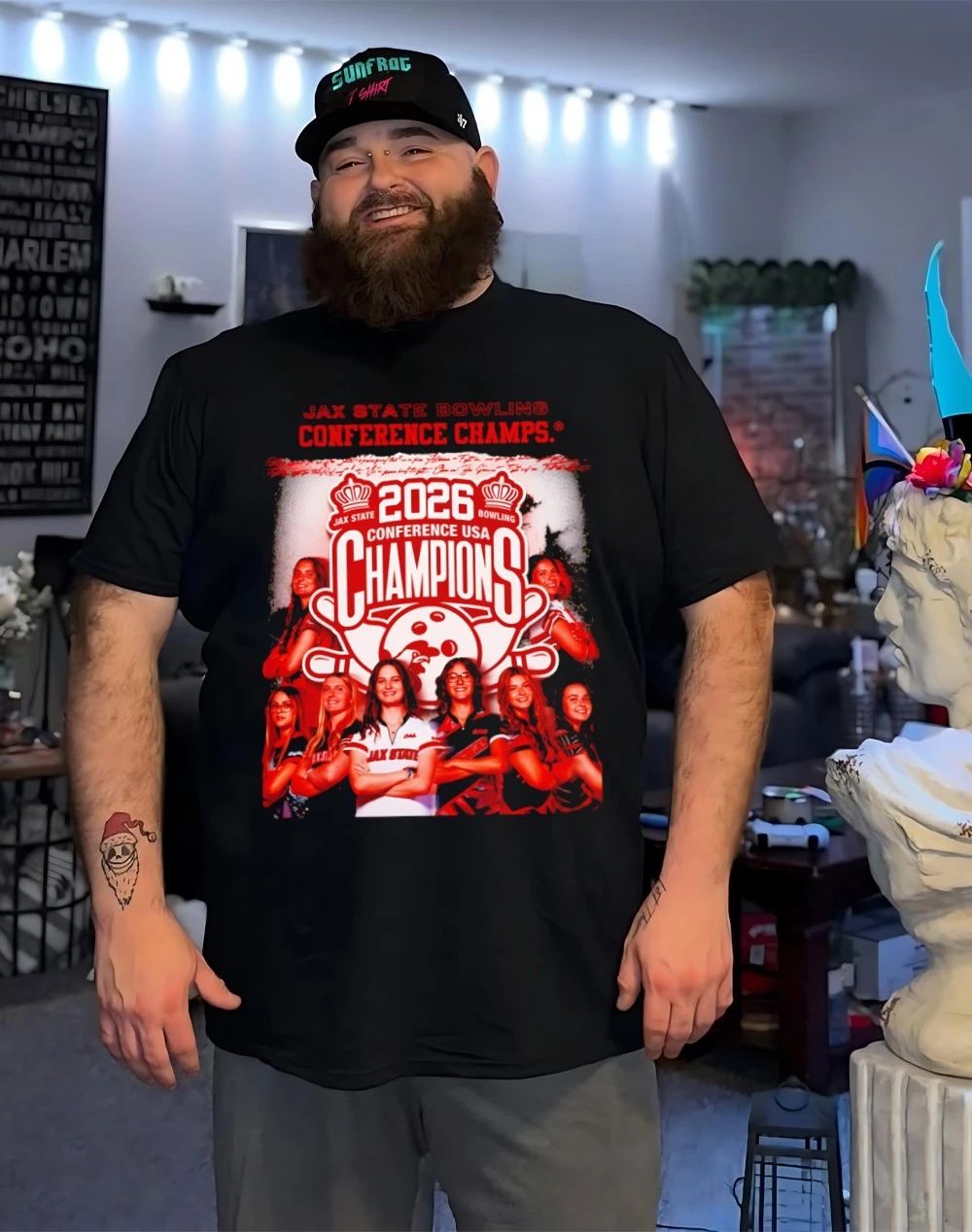 Jacksonville State Gamecocks 2026 NCAA Bowling National Champions graphic shirt
