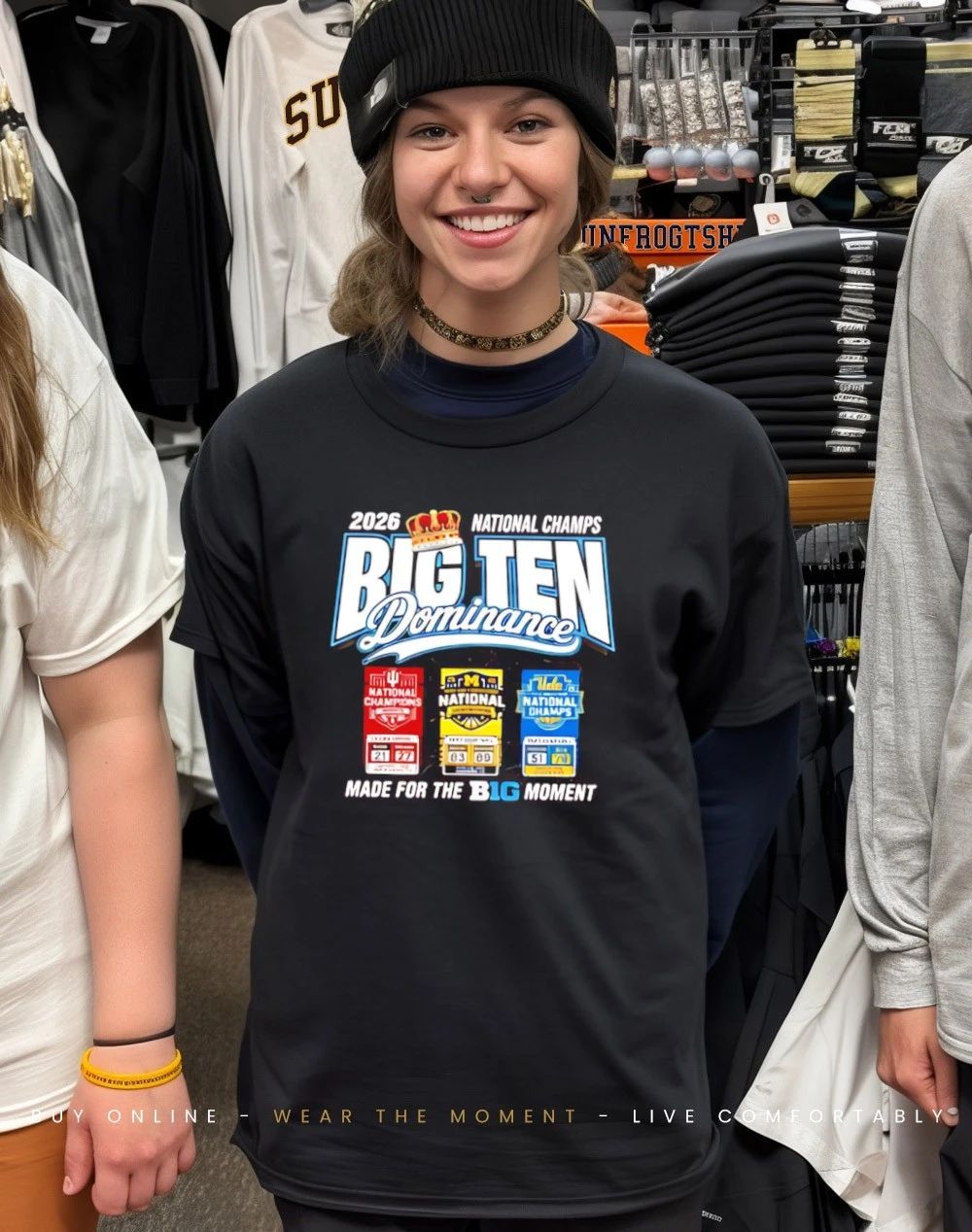 2026 Big Ten National Champions Indiana Michigan UCLA B1G shirt