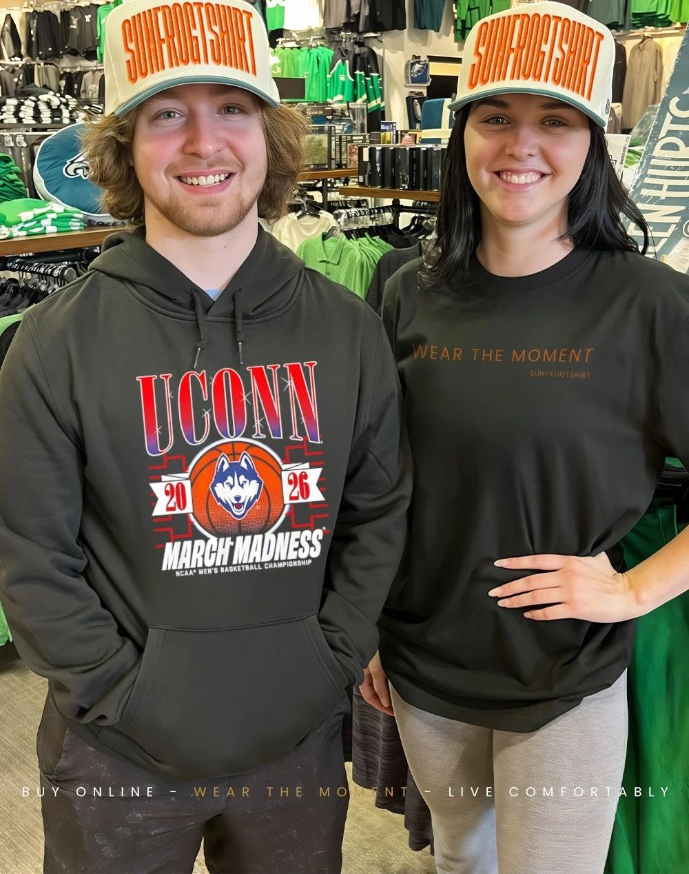 UConn Huskies MBB 2026 March Madness logo shirt