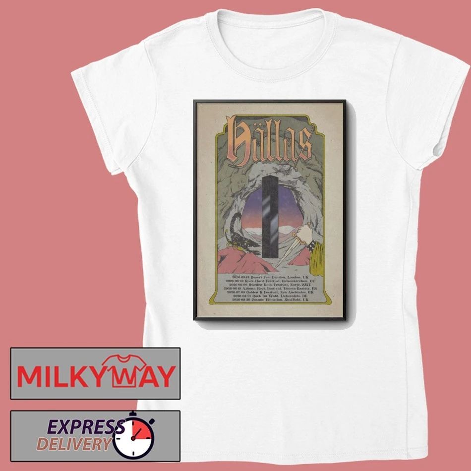 Hällas Festival 26 Shows Summer Poster shirt