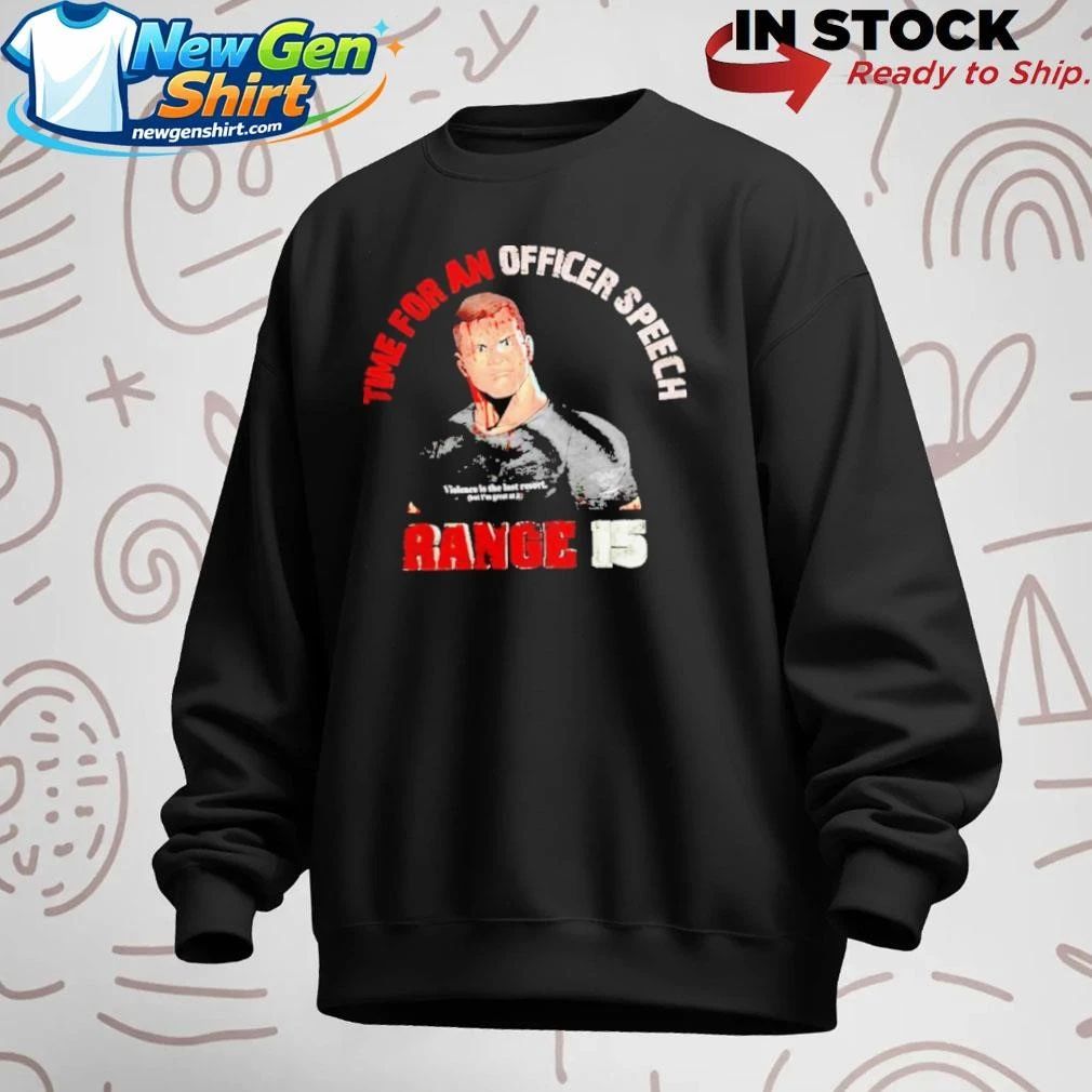 Range 15 Nick Palmisciano Officer Speech Shirt