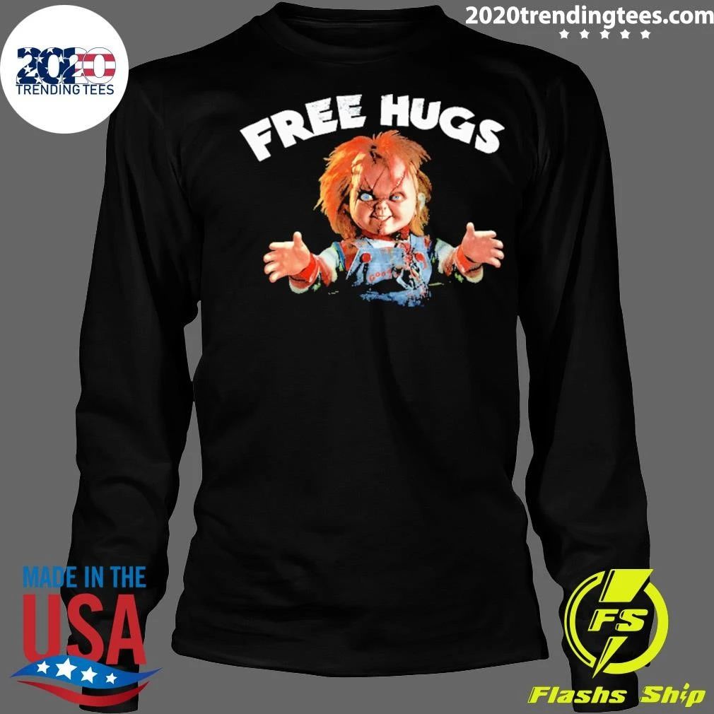 Chucky Free Hugs Horror Movie Tee Shirt
