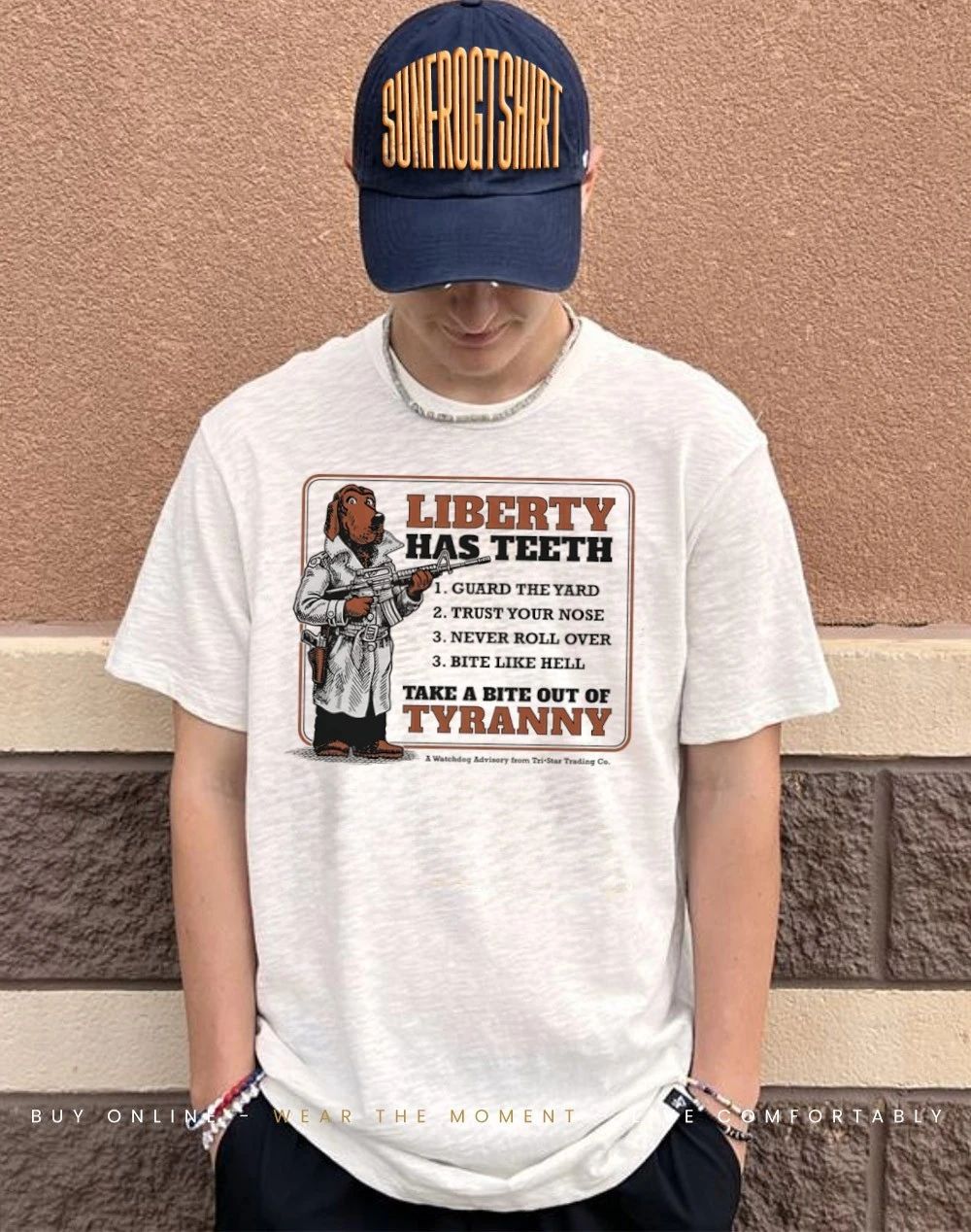 Liberty has teeth take a bite out of tyranny shirt