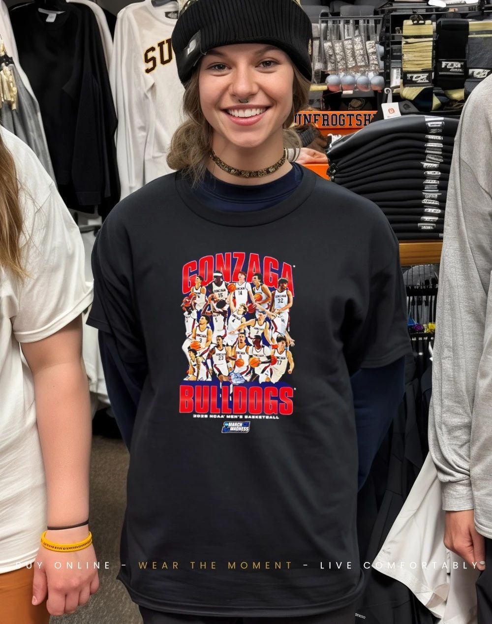 Gonzaga Men’s Basketball NCAA March Madness 2026 Team Collage shirt