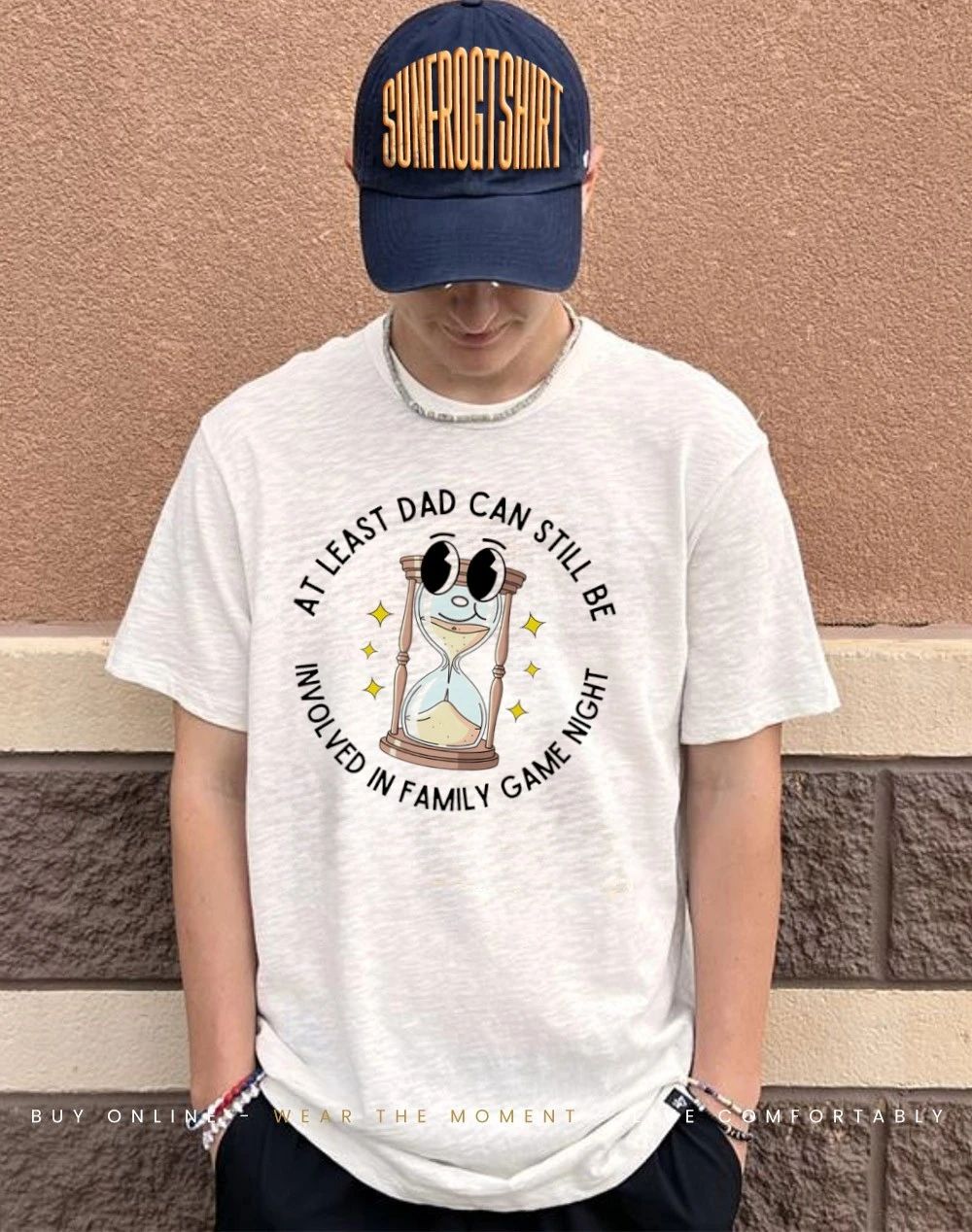 At least dad can still be involved in family game night shirt