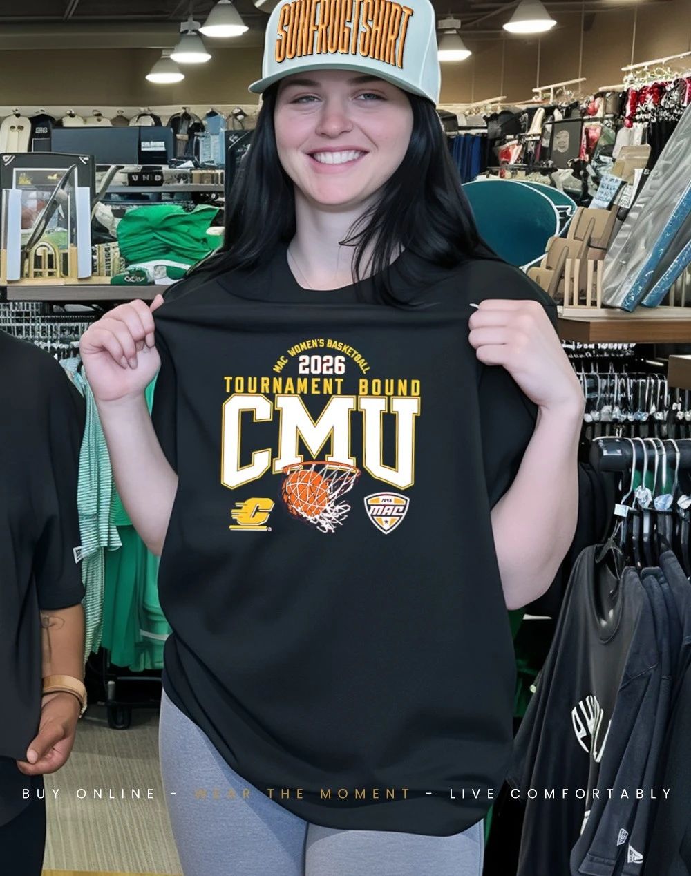 Central Michigan Chippewas MAC 2026 WBB Tournament Bound shirt