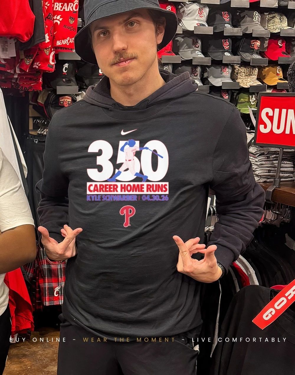Philadelphia Phillies Kyle Schwarber 350th Career Home Run Milestone shirt