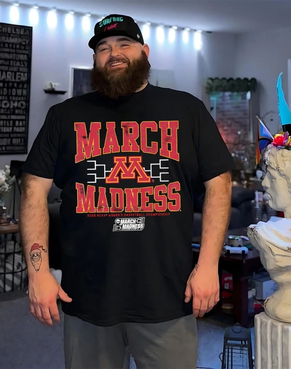 Minnesota Golden Gophers WBB 2026 March Madness logo shirt