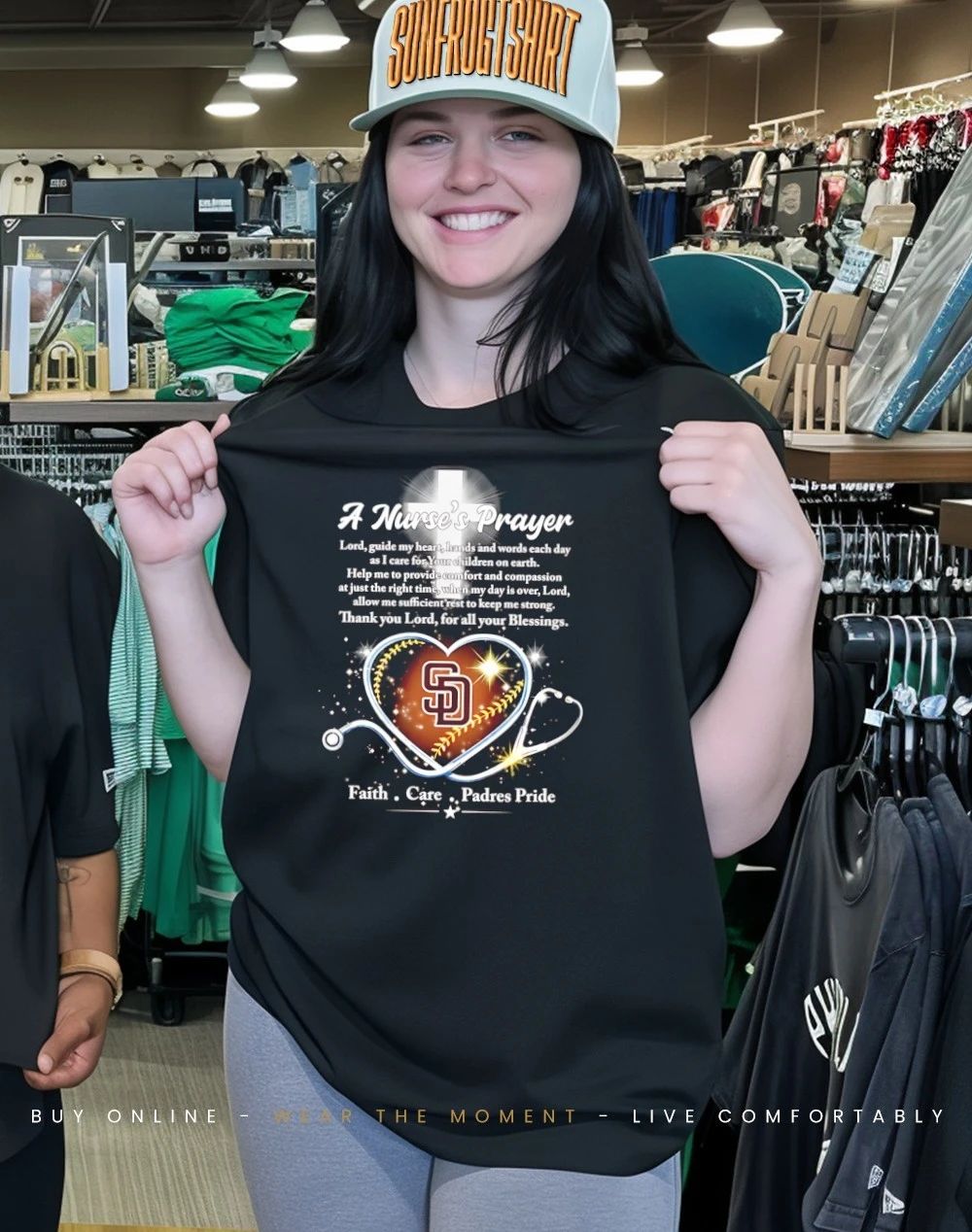 Padres Nurse Prayer Faith Care Padres Pride shirt