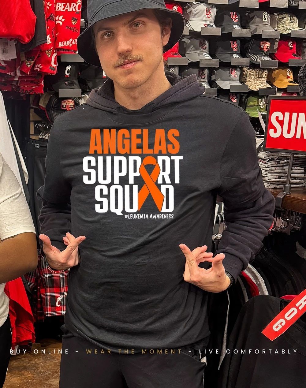 Angela support squad Leukemia Awareness shirt