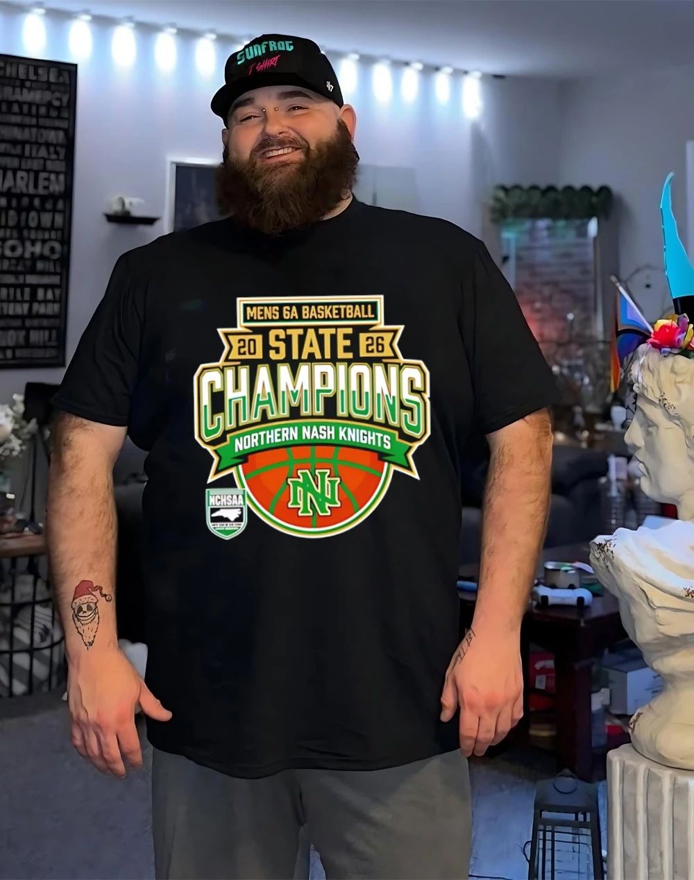 Northern Nash Knights 2026 NCHSAA 6A Boys Basketball Champions shirt