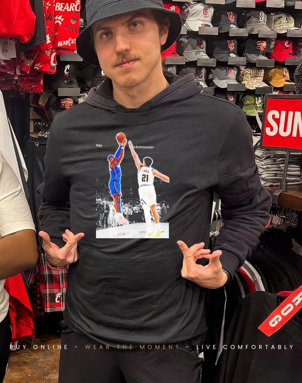 Shai Gilgeous-Alexander OKC Thunder vs Jones 21 graphic shirt