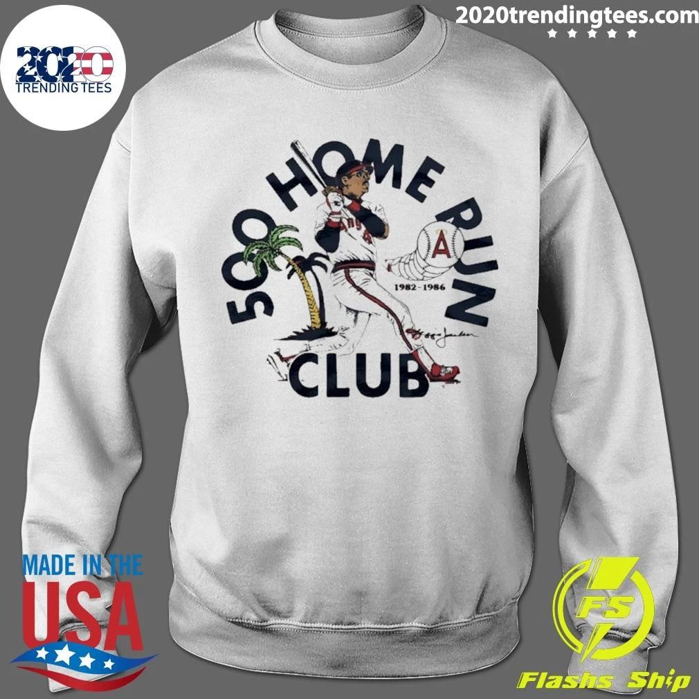Los Angeles Angels Reggie Jackson 500 Home Run Club shirt