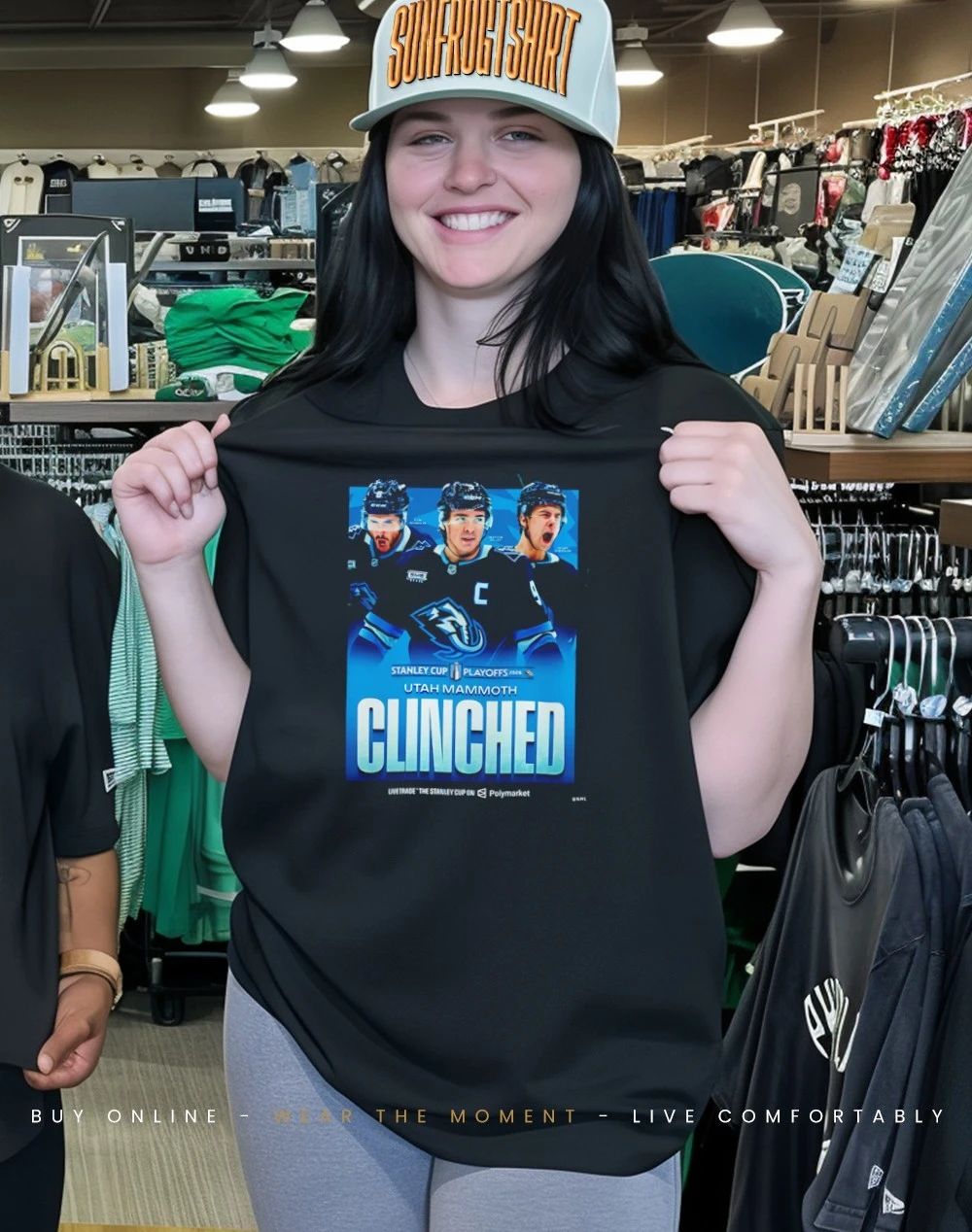 Utah Mammoth Clinched Stanley Player Of Team Player 2026 Shirt