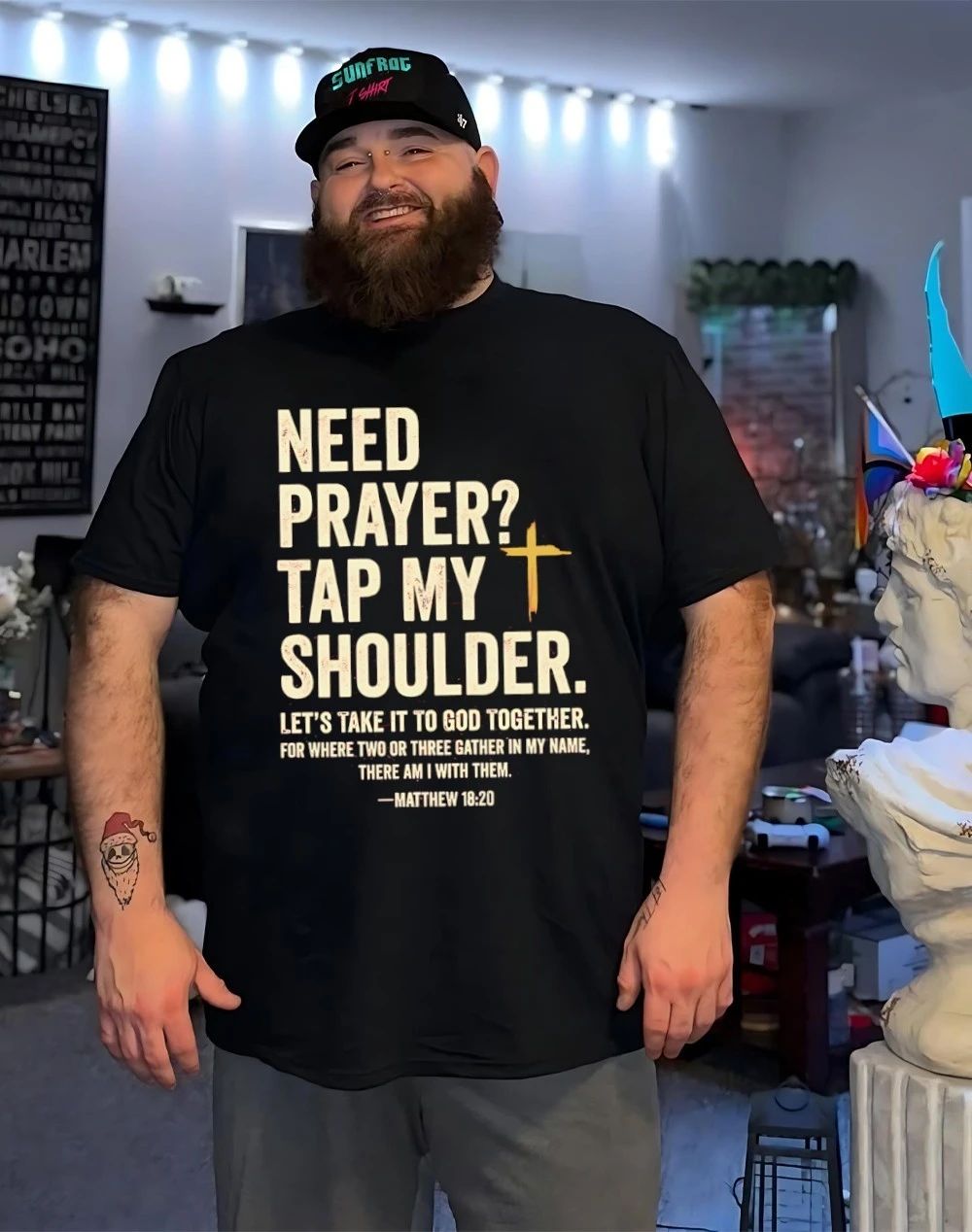 Need Prayer Tap My Shoulder shirt