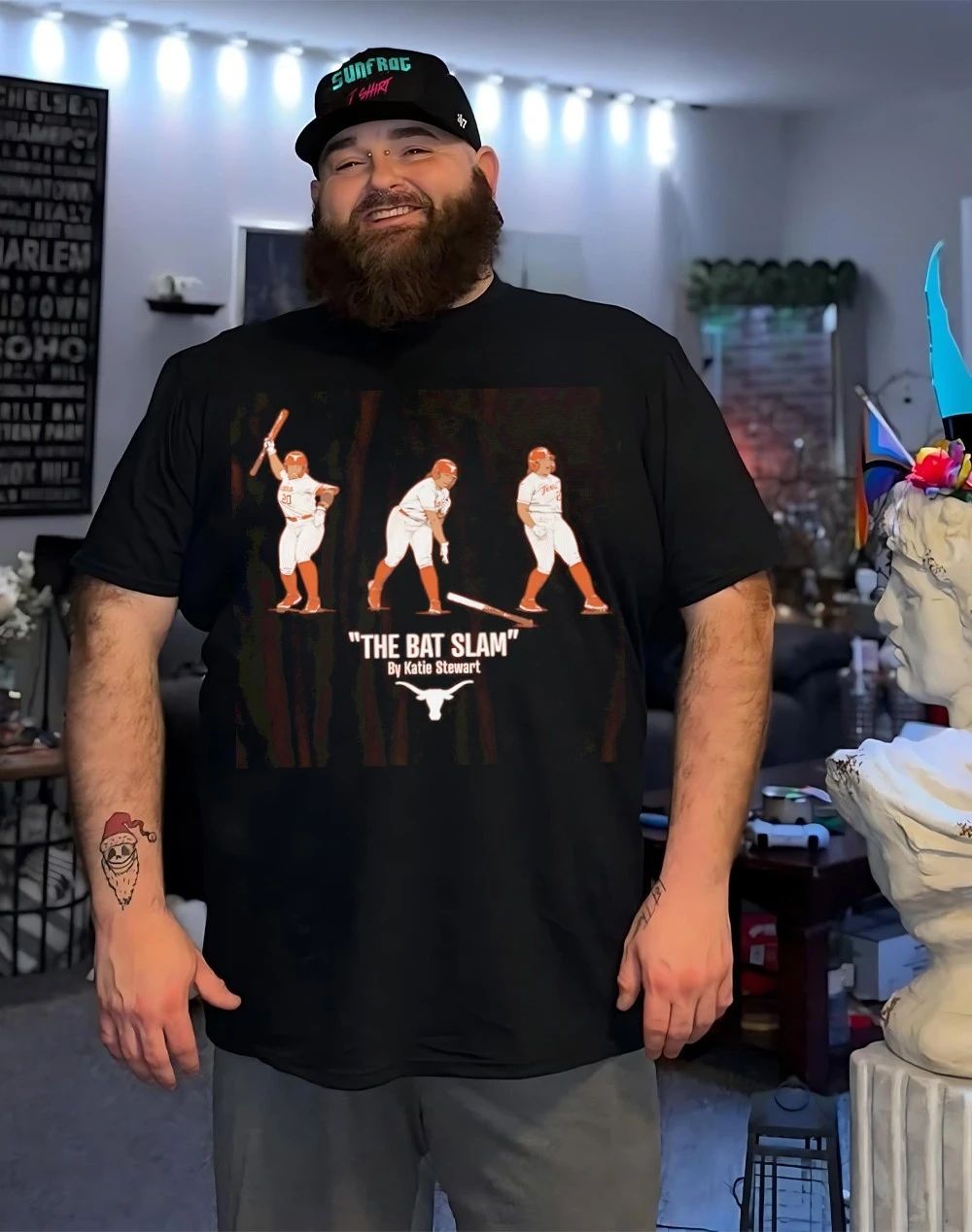 Texas Longhorn Softball The Katie Stewart Bat Slam moment shirt