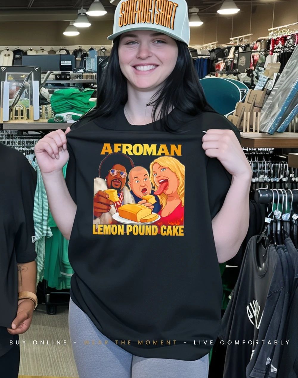 Afroman Lemon Pound Cake caricature shirt