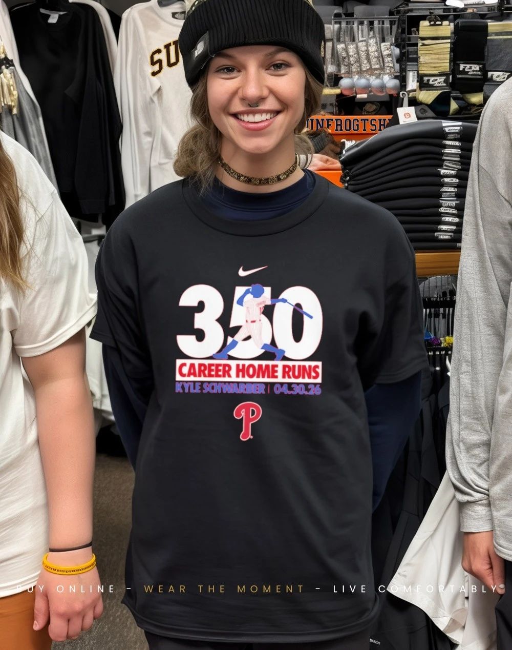 Philadelphia Phillies Kyle Schwarber 350th Career Home Run Milestone shirt