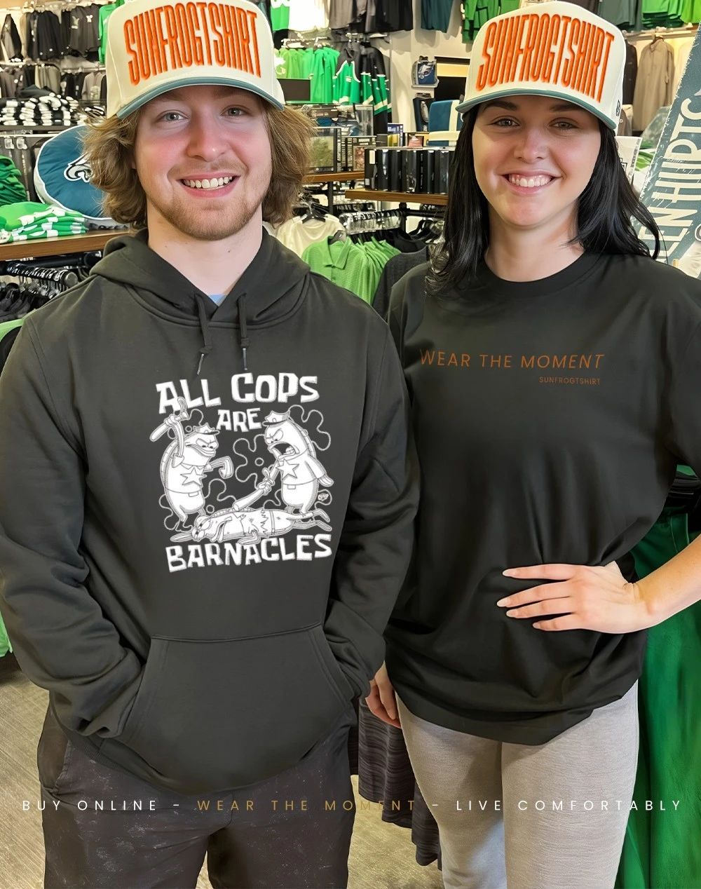 All Cops Are Barnacles cartoon shirt