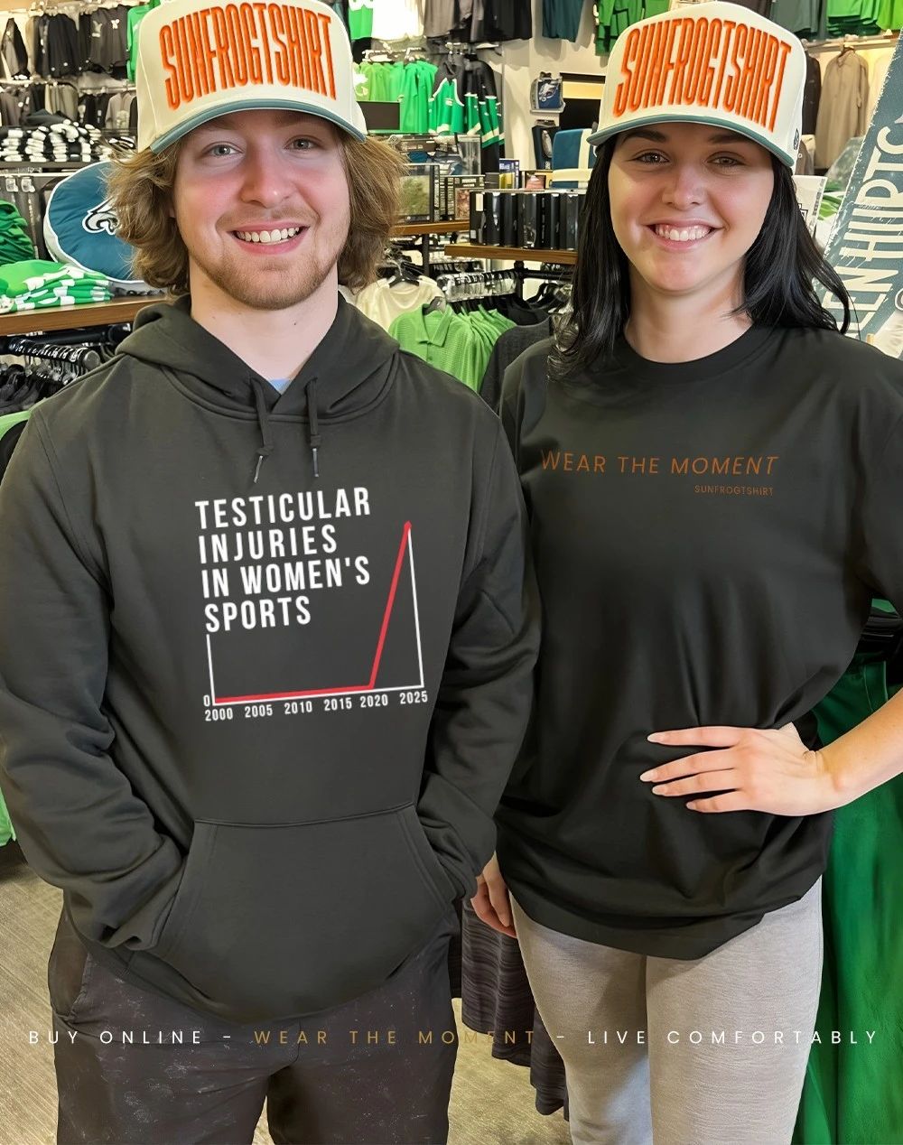 Testicular injuries in women’s sports 2000-2025 shirt