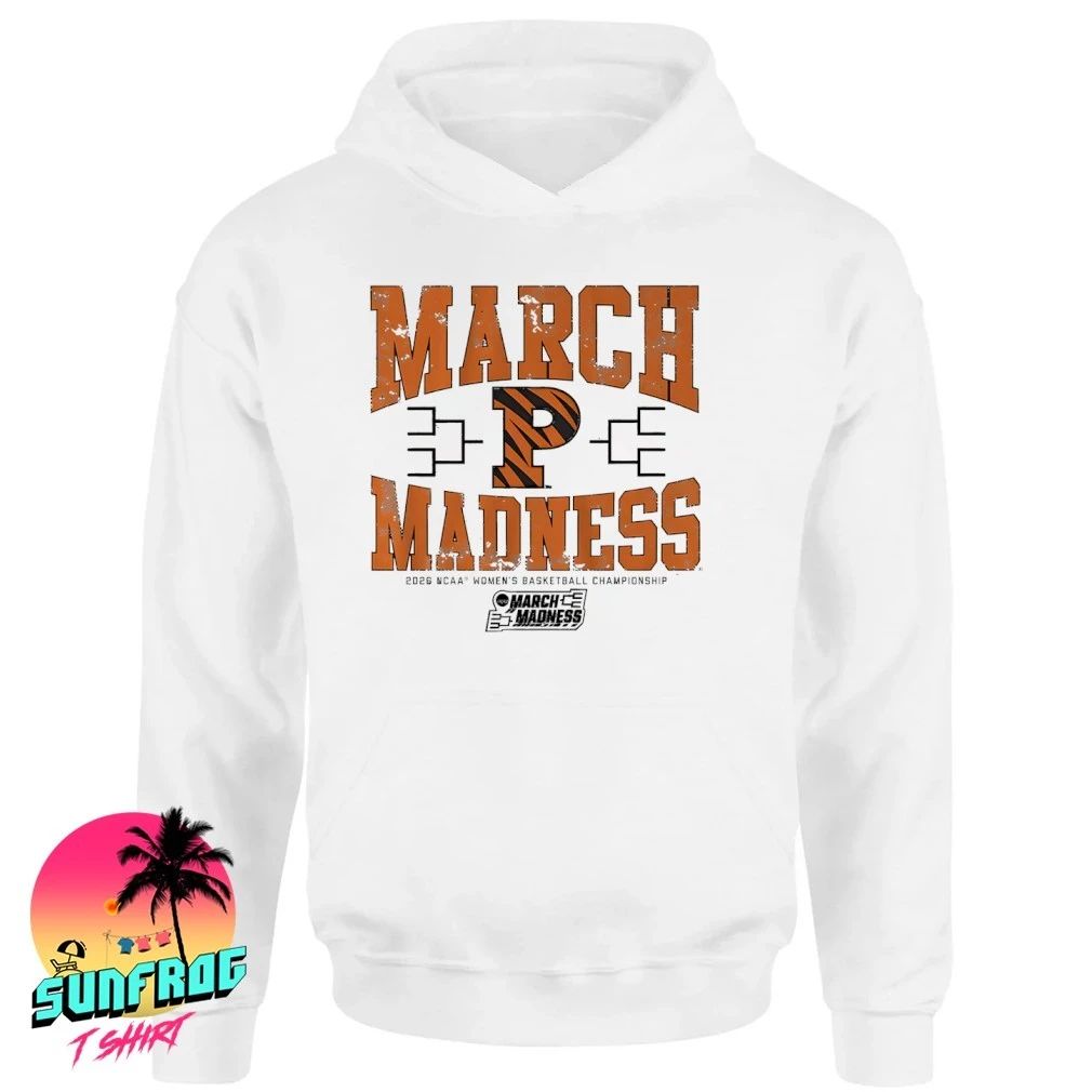 Princeton Tigers WBB 2026 March Madness logo shirt