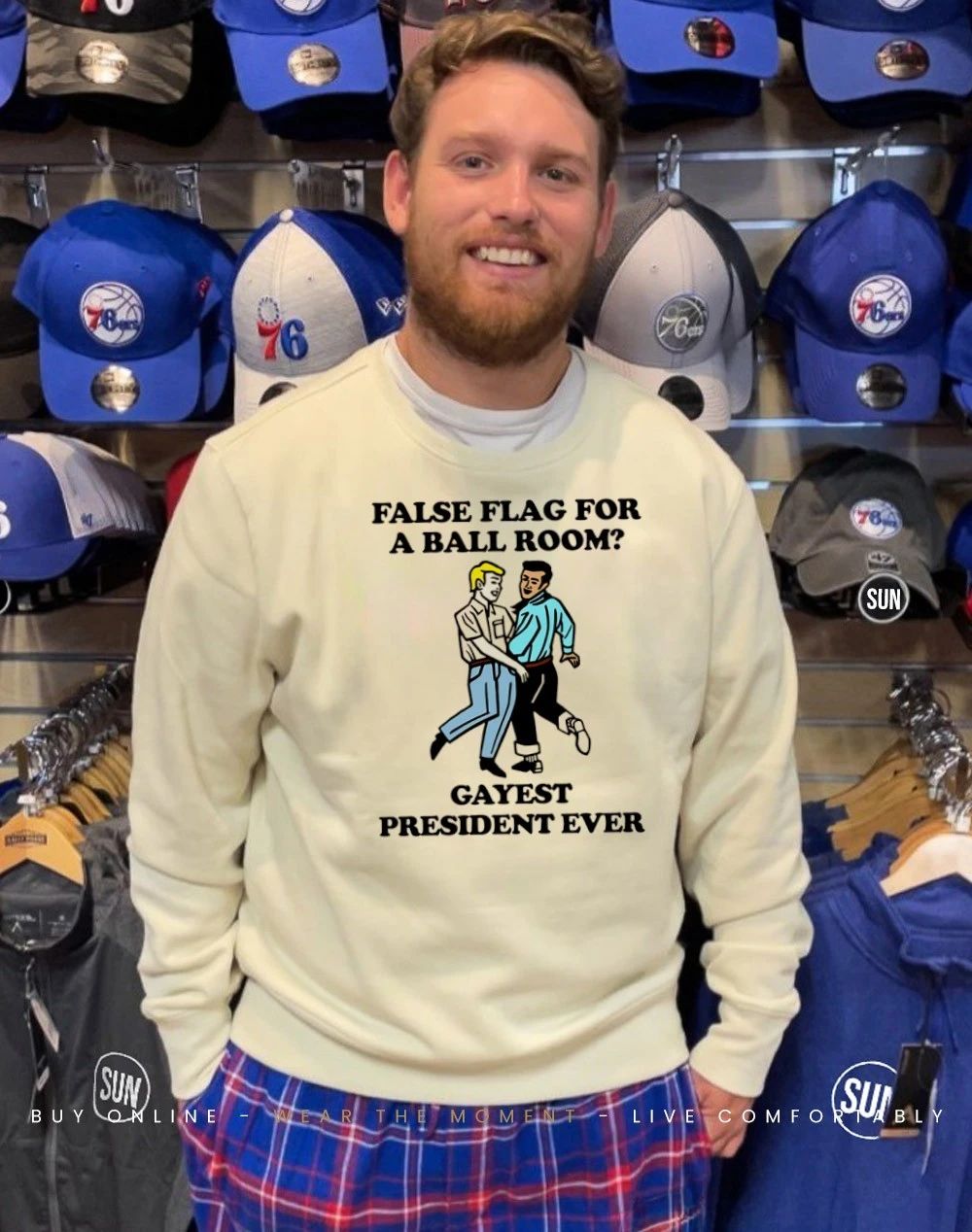 False flag for a ballroom gayest president ever shirt