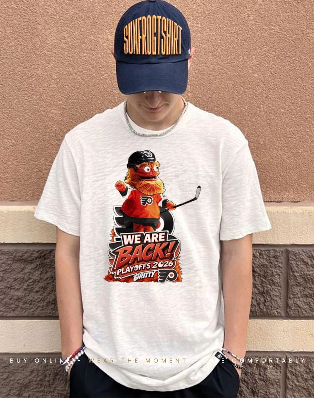 Gritty Philadelphia Flyers Playoff 2026 we are bacck Mascot caricature shirt