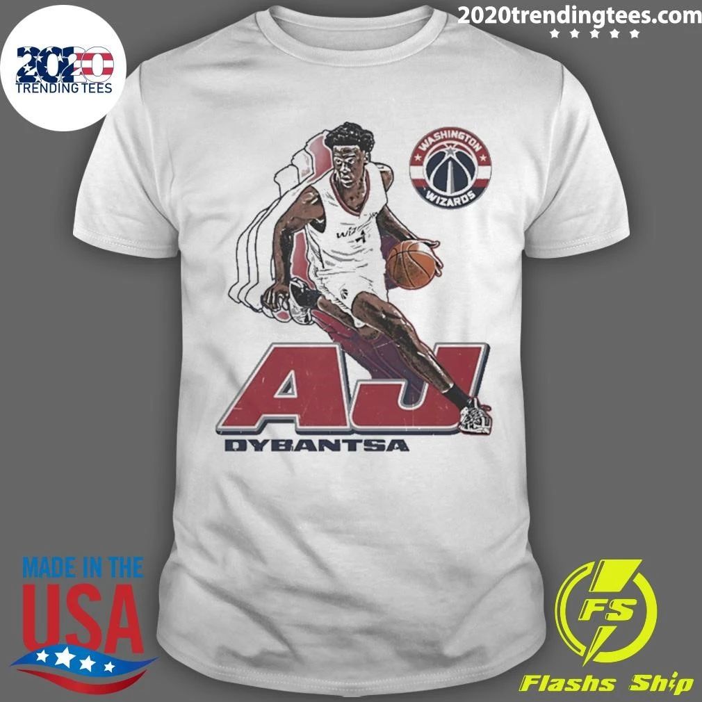 NBA Washington Wizards AJ Dybantsa Basketball Signature Shirt