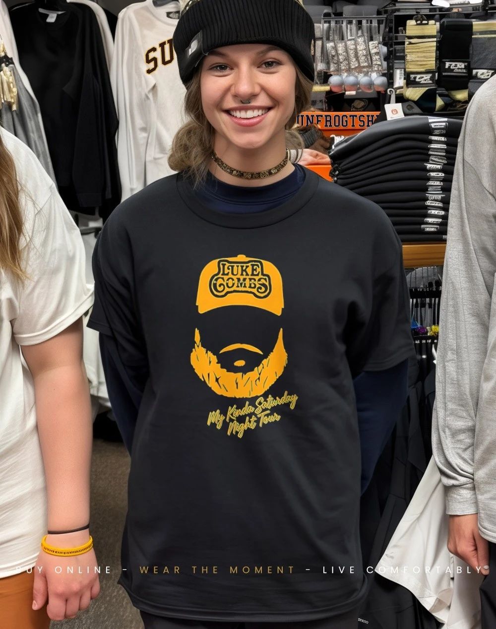 Green Bay Packers x Luke Combs My Kinda Saturday Night Tour 2026 graphic shirt