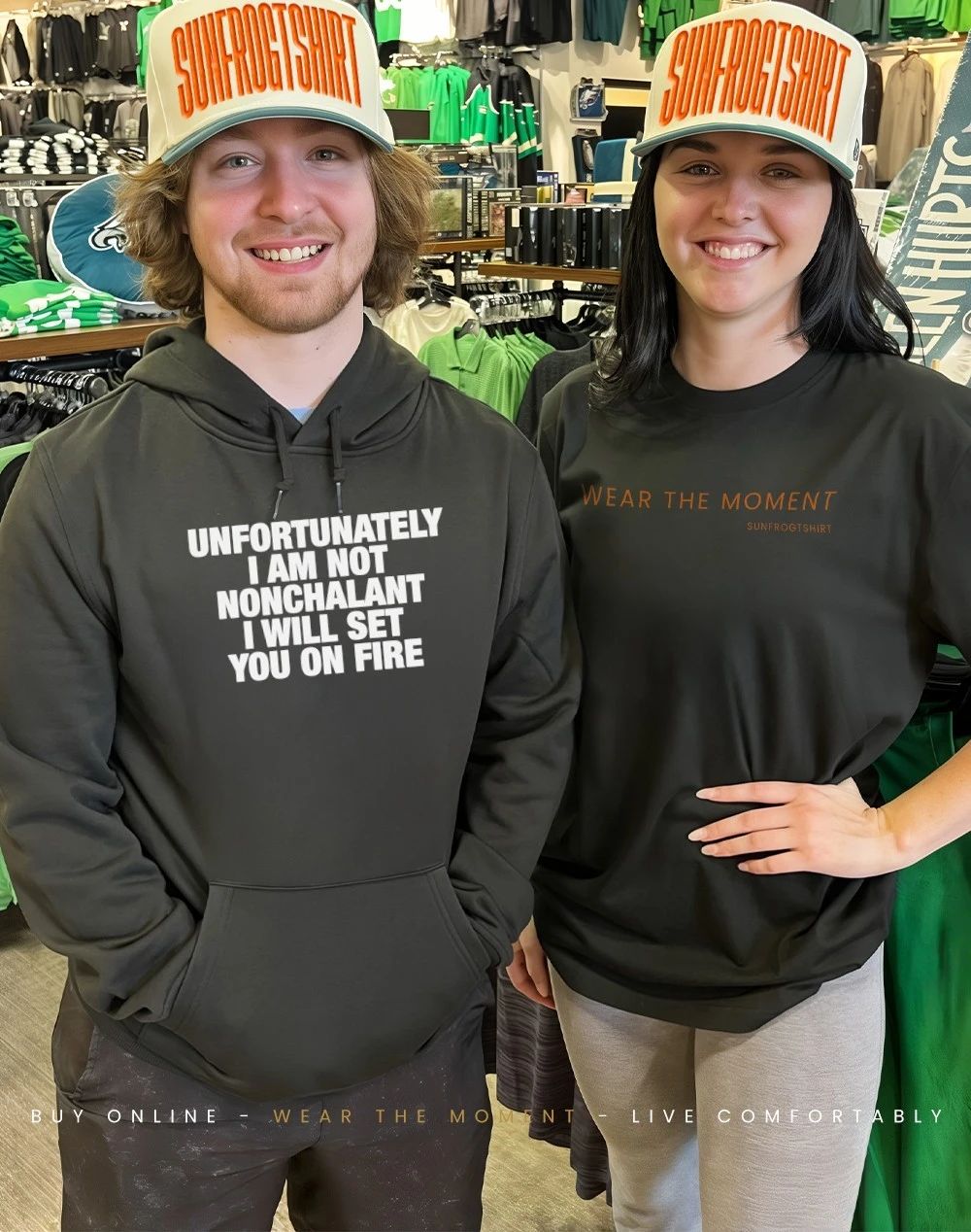 Unfortunately I am not nonchalant I will set you on fire shirt