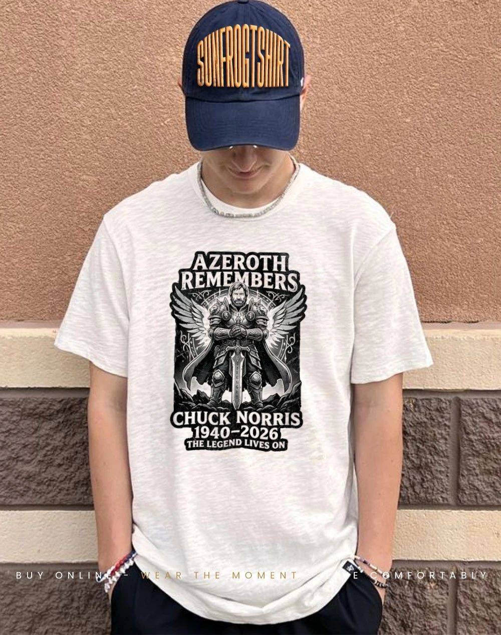 Azeroth Remembers Chuck Norris 1940–2026 The Legend Lives On shirt
