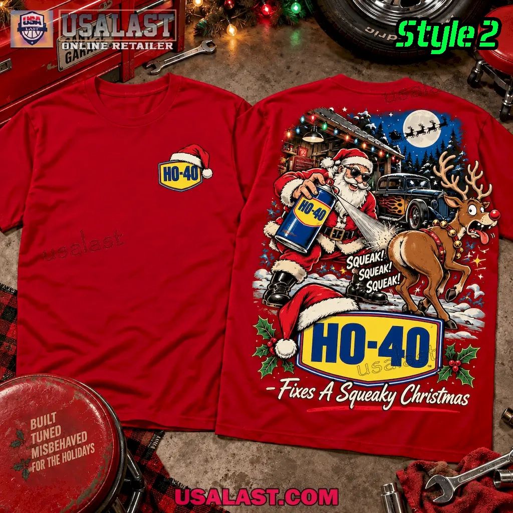 WD-40 Santa’s Squeaky Christmas 3D Shirt