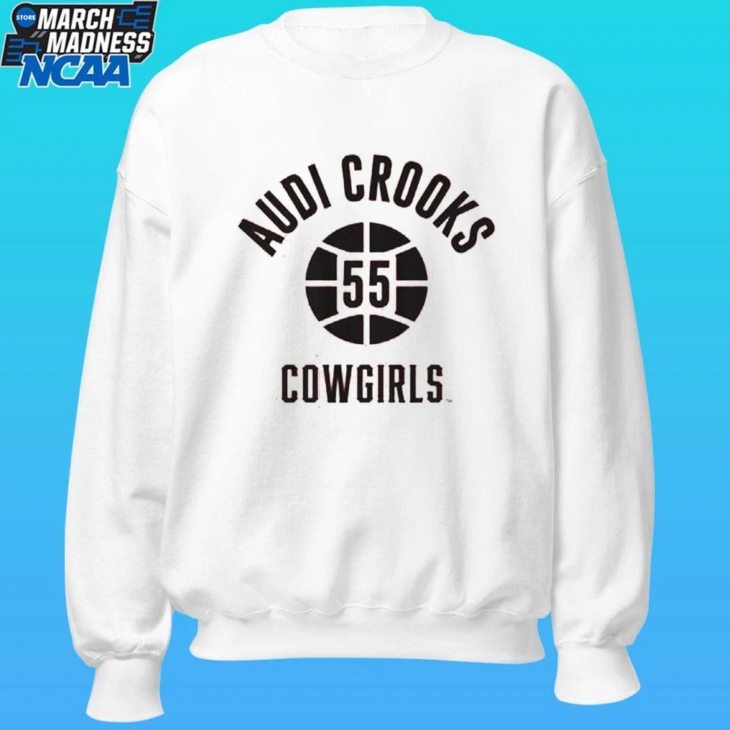 Oklahoma State Basketball Audi Crooks Name Number Ball Shirt