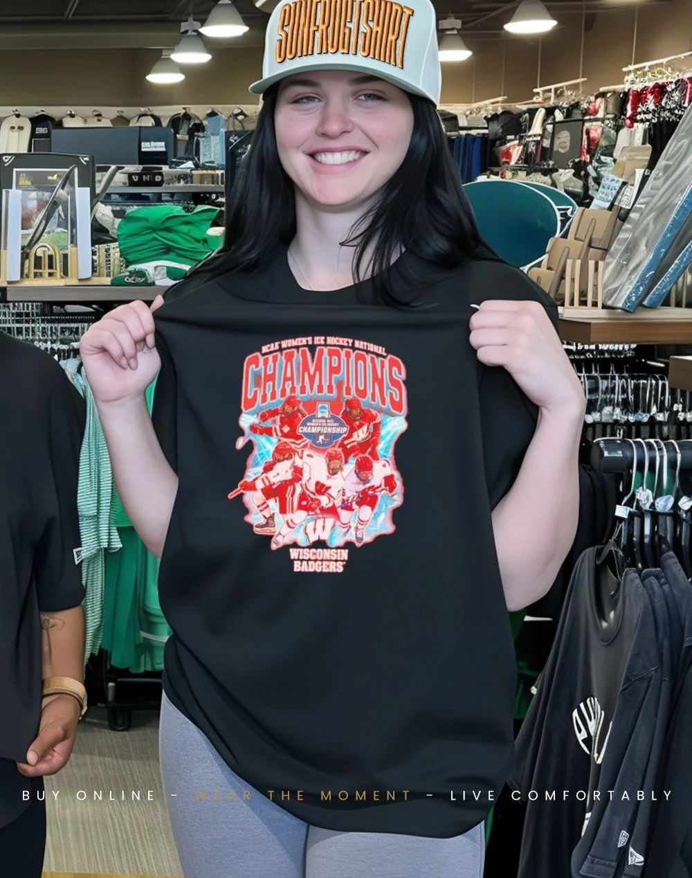 Wisconsin Women’s Ice Hockey 2026 National Champions shirt