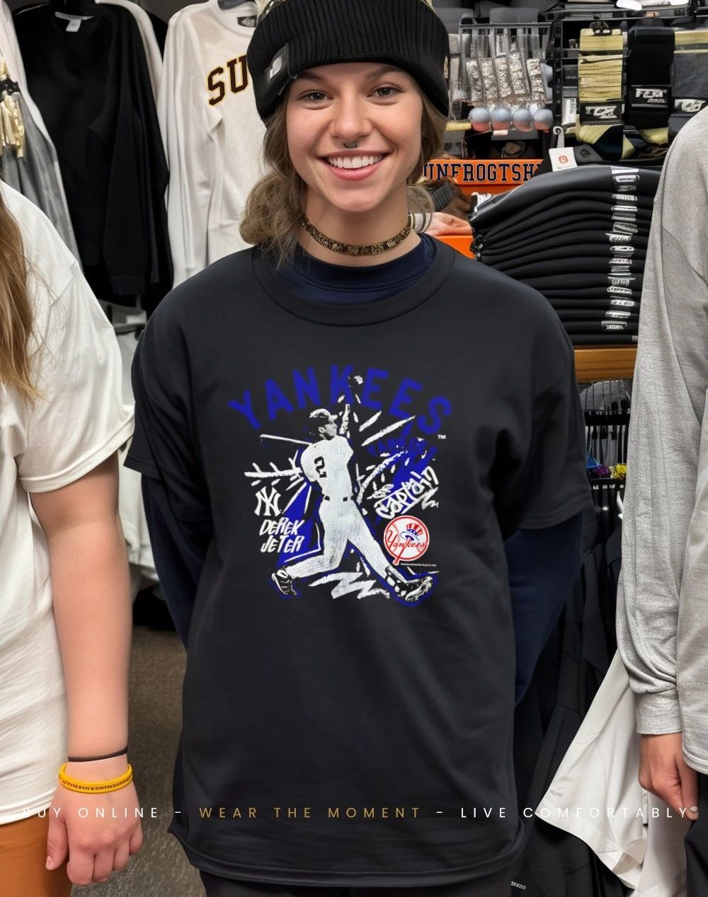 Derek Jeter New York Yankees Chalked Up Player shirt