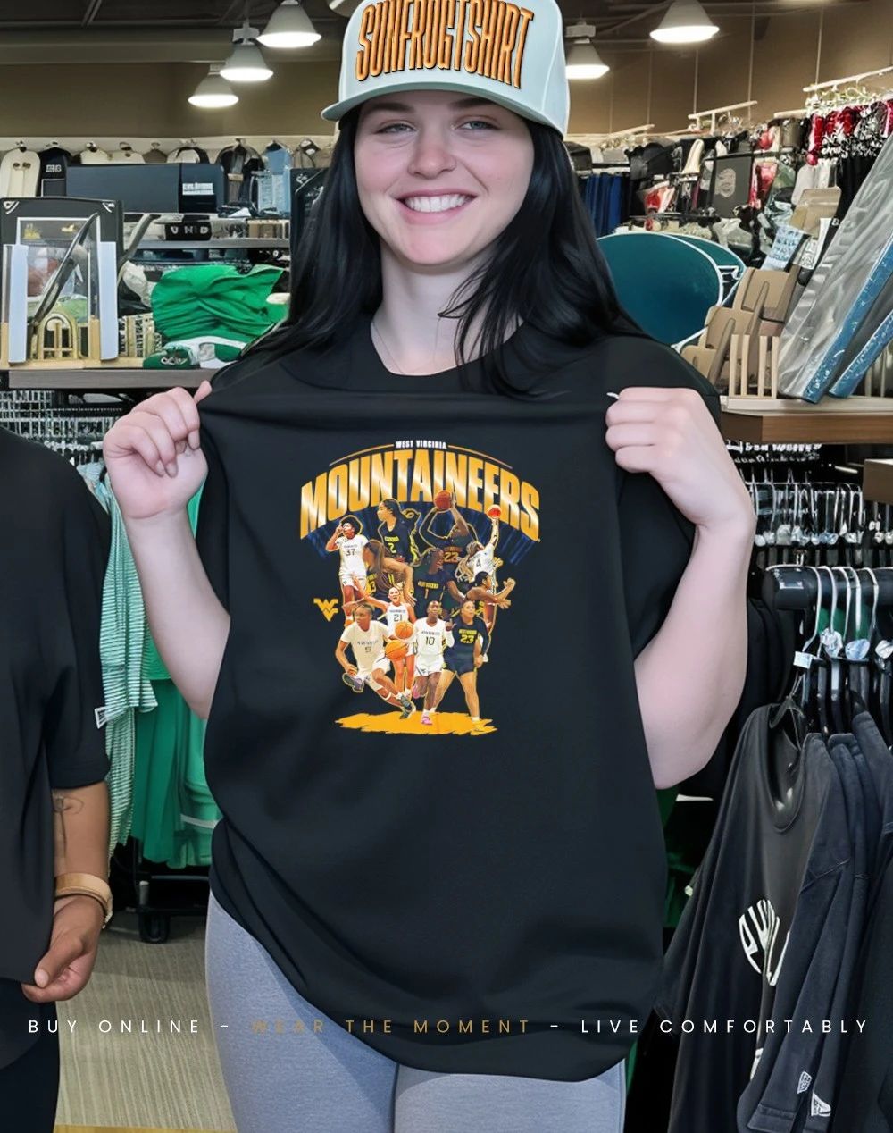 West Virginia Women’s Basketball NCAA March Madness 2026 Team Collage shirt