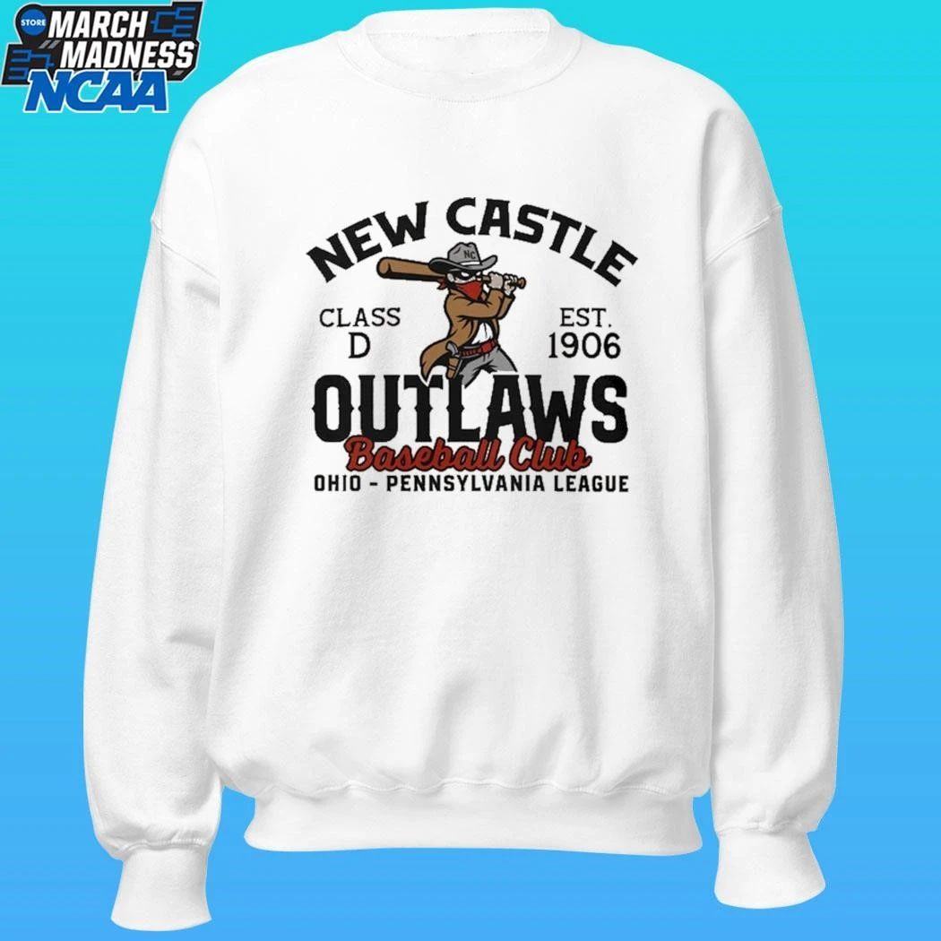 New Castle Outlaws Baseball Club 1906 Ohio Pennsylvania League Shirt