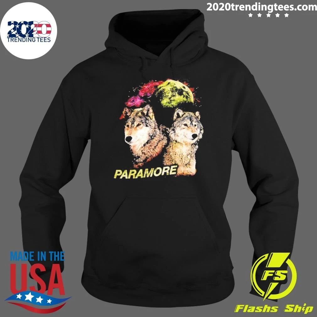 Paramore Wolves And Moon Alternative Rock Shirt