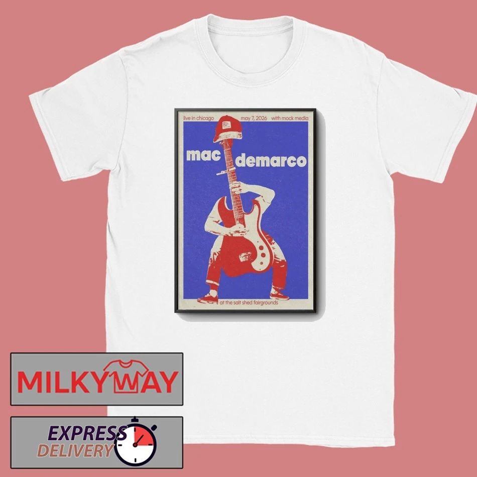 Mac Demarco May 7 2026 The Salt Shed, Chicago IL Poster shirt