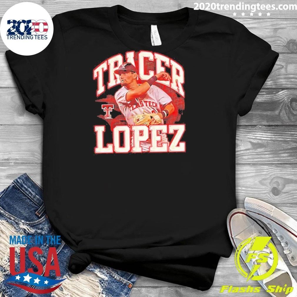 Tracer Lopez Texas Tech Red Raiders Baseball Ncaa Graphic Shirt