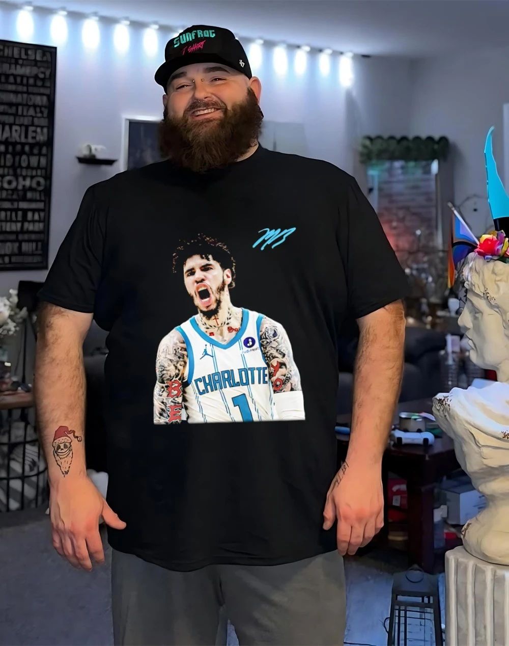 Lamelo Ball Charlotte Hornets graphic signature 2026 shirt