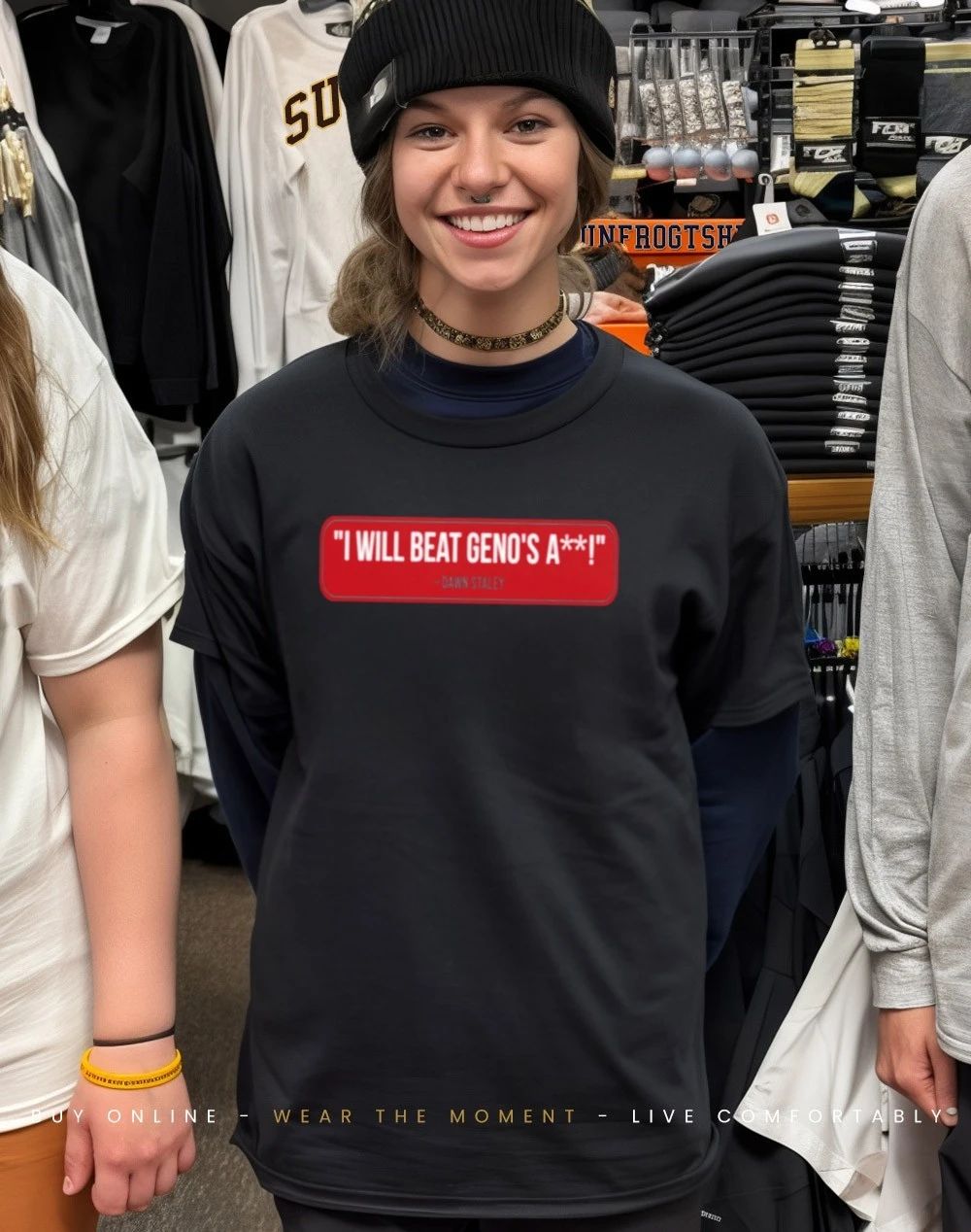 I Will Beat Geno’s Ass Funny Dawn Staley Quote shirt
