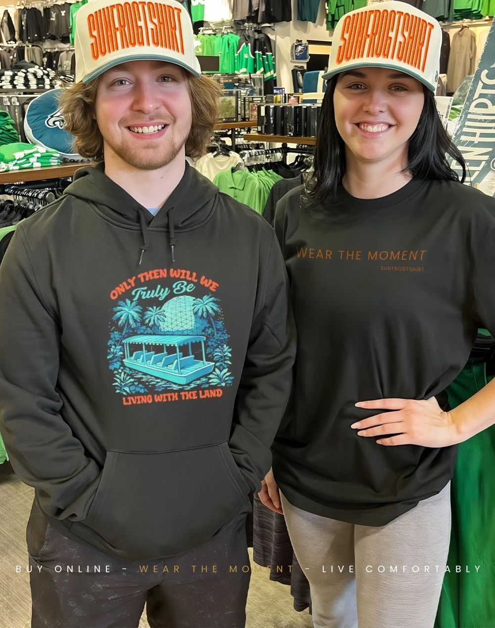 Only then will we truly be living with the land shirt