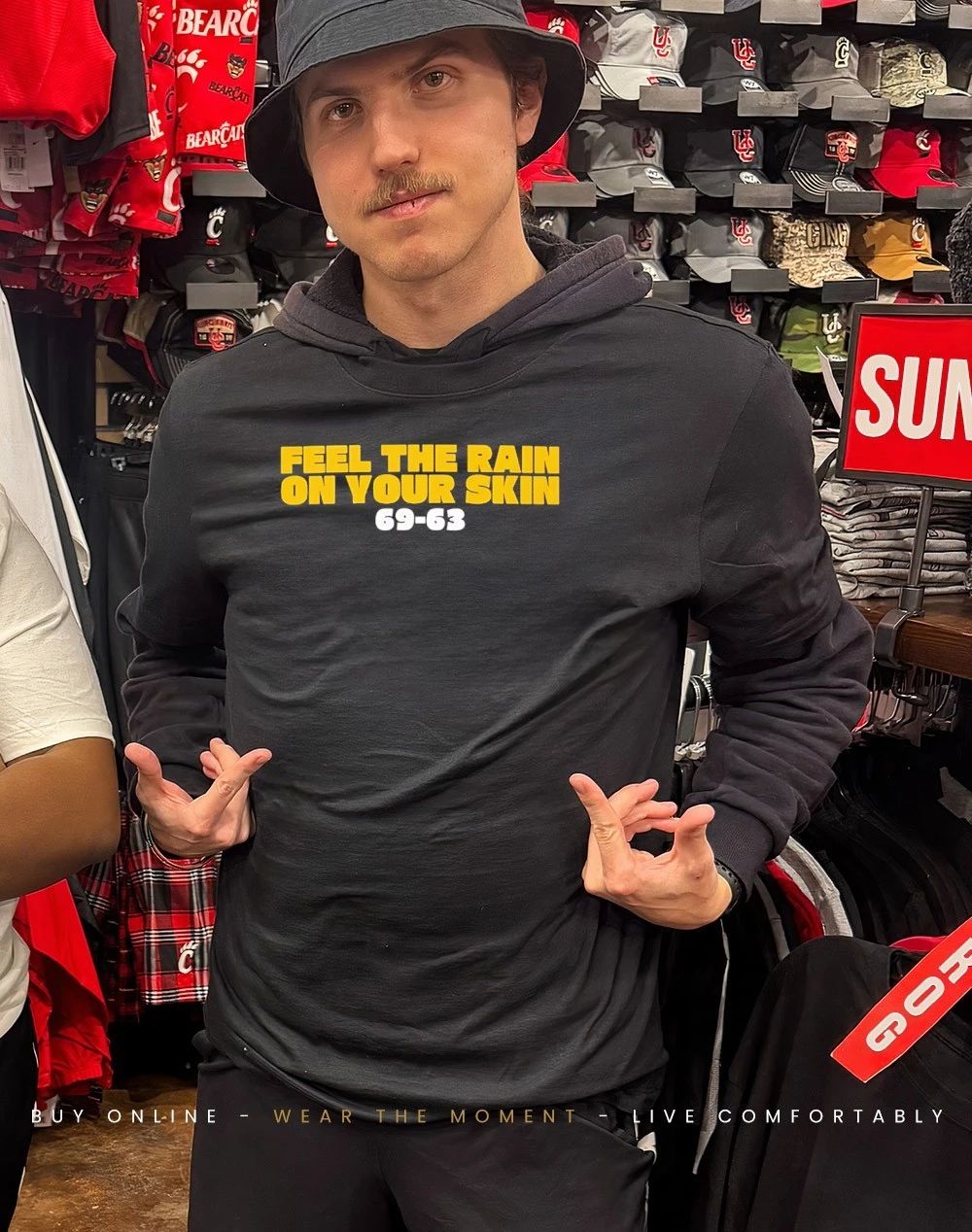 Michigan Wolverines feel the rain on your skin 69-63 Unwritten shirt