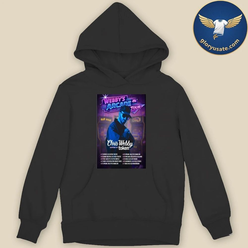 Chris Webby The Webby’s Arcade Tour 2026 Poster Shirt