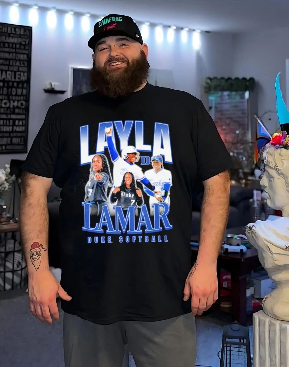 Layla Lamar Duke Softball retro 90s shirt