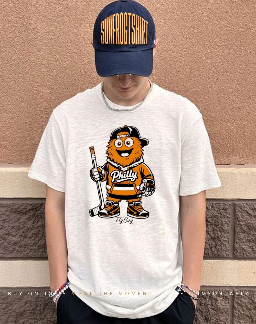 Gritty Philadelphia Flyers baby mascot shirt
